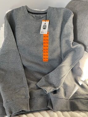 Bench Men's Heather Grey Crewneck Pullover